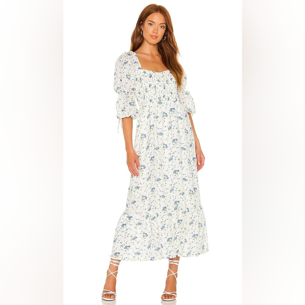 Faithfull the Brand- Marita Midi Dress NWT Size Small Astoria Floral Print